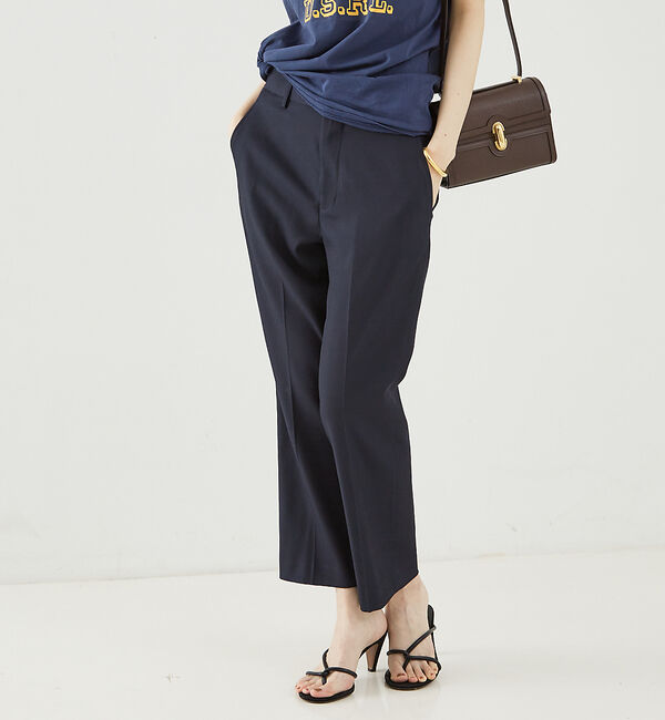 The Store by C' 「【COCUCA】クロップドパンツ」|その他|ネイビー