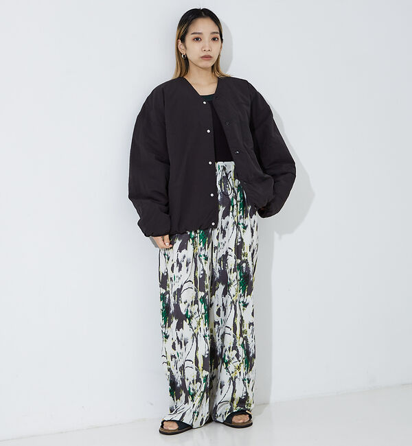 NOMINE「【セットアップ着用可】ペインティングドロストタックパンツ」|その他|