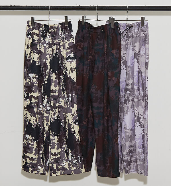NOMINE「【セットアップ着用可】スプラッシュプリントドロスト パンツ」|その他|