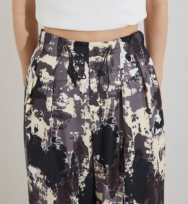 NOMINE「【セットアップ着用可】スプラッシュプリントドロスト パンツ」|その他|