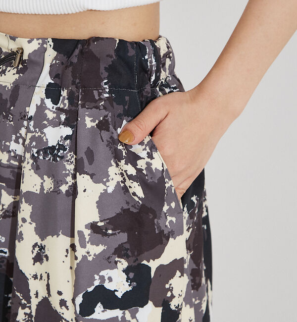 NOMINE「【セットアップ着用可】スプラッシュプリントドロスト パンツ」|その他|