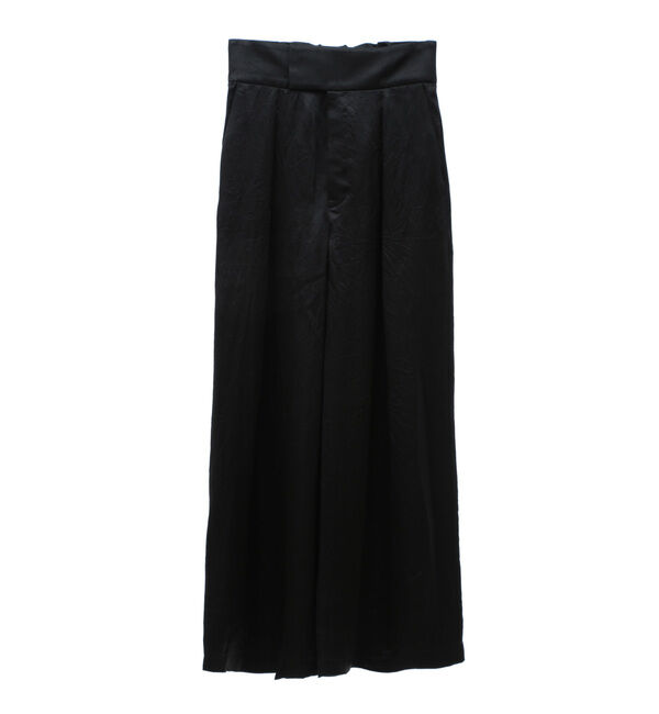 TIARA「ハイウエストワイドパンツ」|その他|ブラック