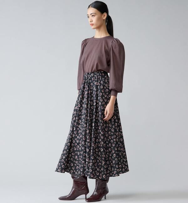 TIARA「グロッシーシアーカーディガン」|カーディガン|