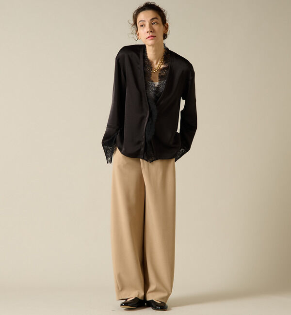 Liesse「梳毛ライクカーブパンツ」|その他|