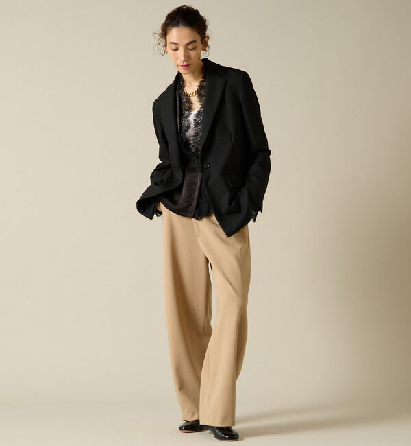 Liesse「梳毛ライクカーブパンツ」|その他|