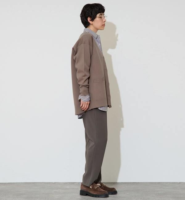 Liesse「バックメッセージカーディガン」|カーディガン|