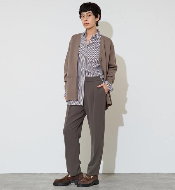 Liesse「バックメッセージカーディガン」|カーディガン|