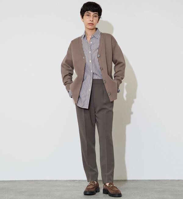 Liesse「バックメッセージカーディガン」|カーディガン|