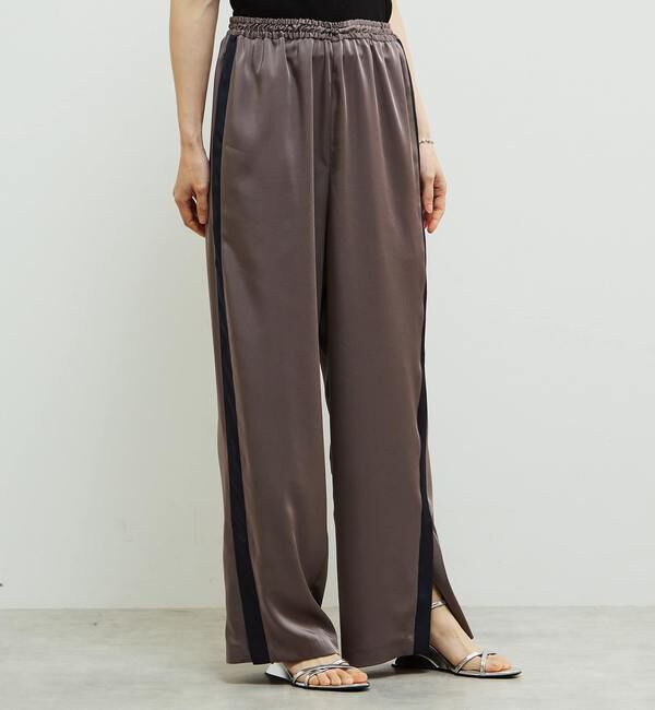 Soffitto「イージーケア素材サイドラインリラックスパンツ」|その他|チャコールグレー