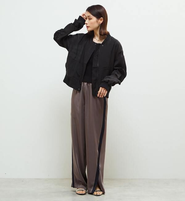 Soffitto「イージーケア素材サイドラインリラックスパンツ」|その他|