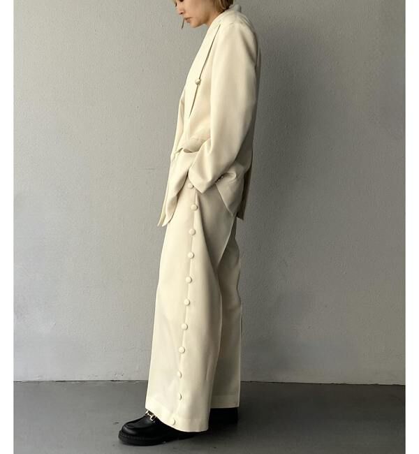 A_「【メルローズ50周年限定】【EZUMI別注】サイド釦ワイドパンツ」|その他|