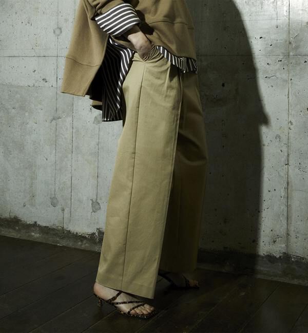 A_「【THE FLATS（ザ フラッツ）】フロントタックストレートパンツ」|その他|