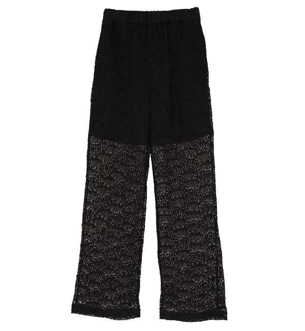 A_「【A＿/エース】ウエストゴムレースパンツ」|その他|ブラック