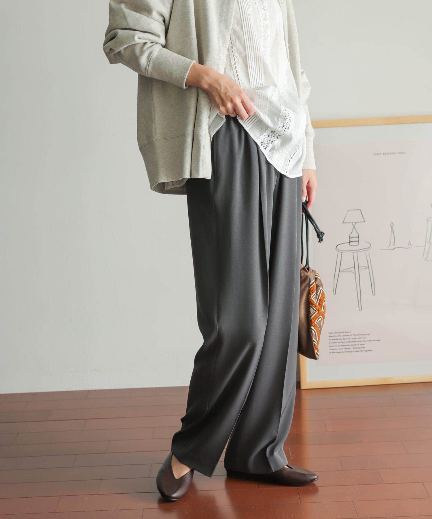 URBAN RESEARCH DOORS「ライトダブルクロスイージーパンツ」|その他|