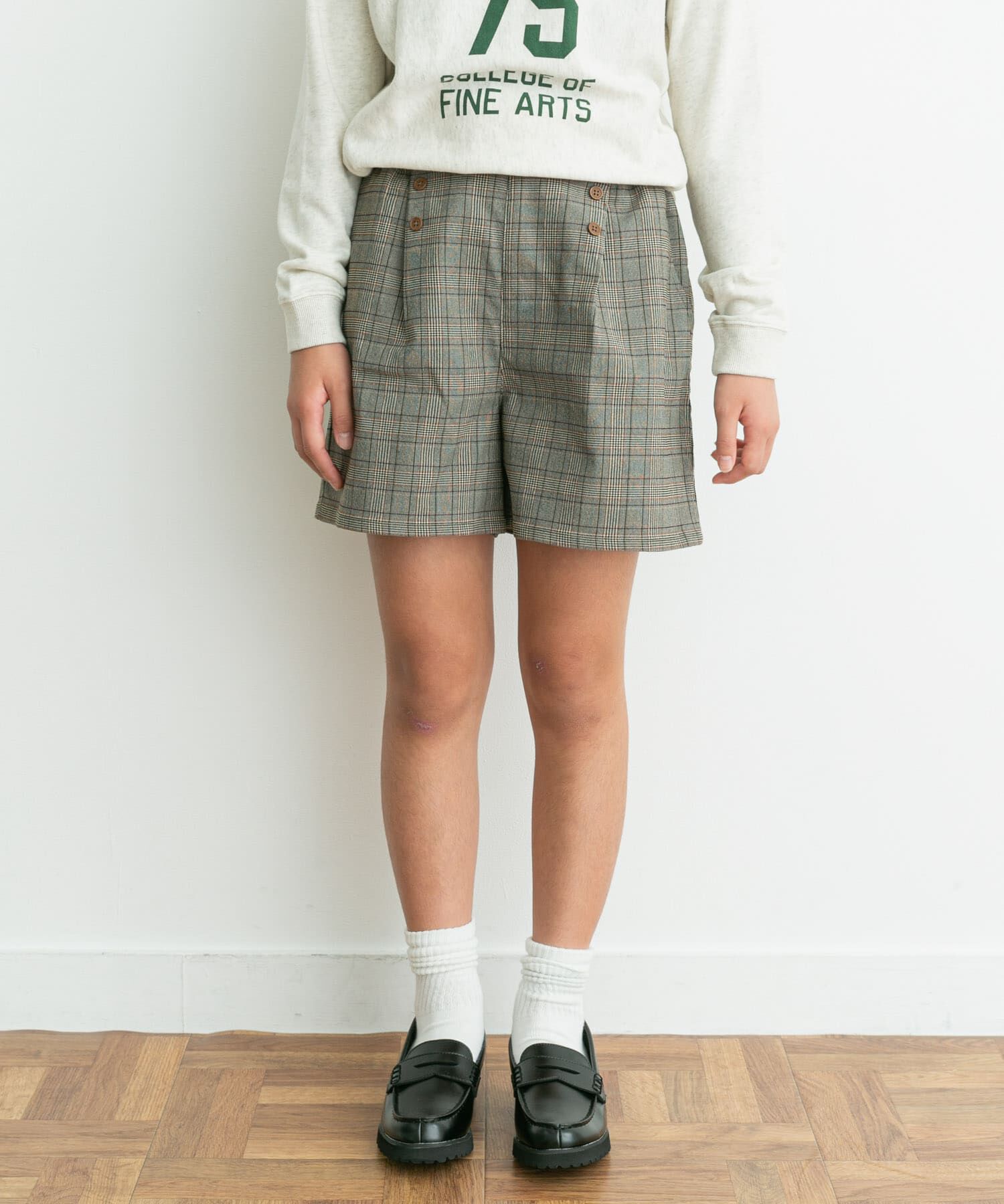 URBAN RESEARCH DOORS「ストレッチタックキュロット(KIDS)」|その他|