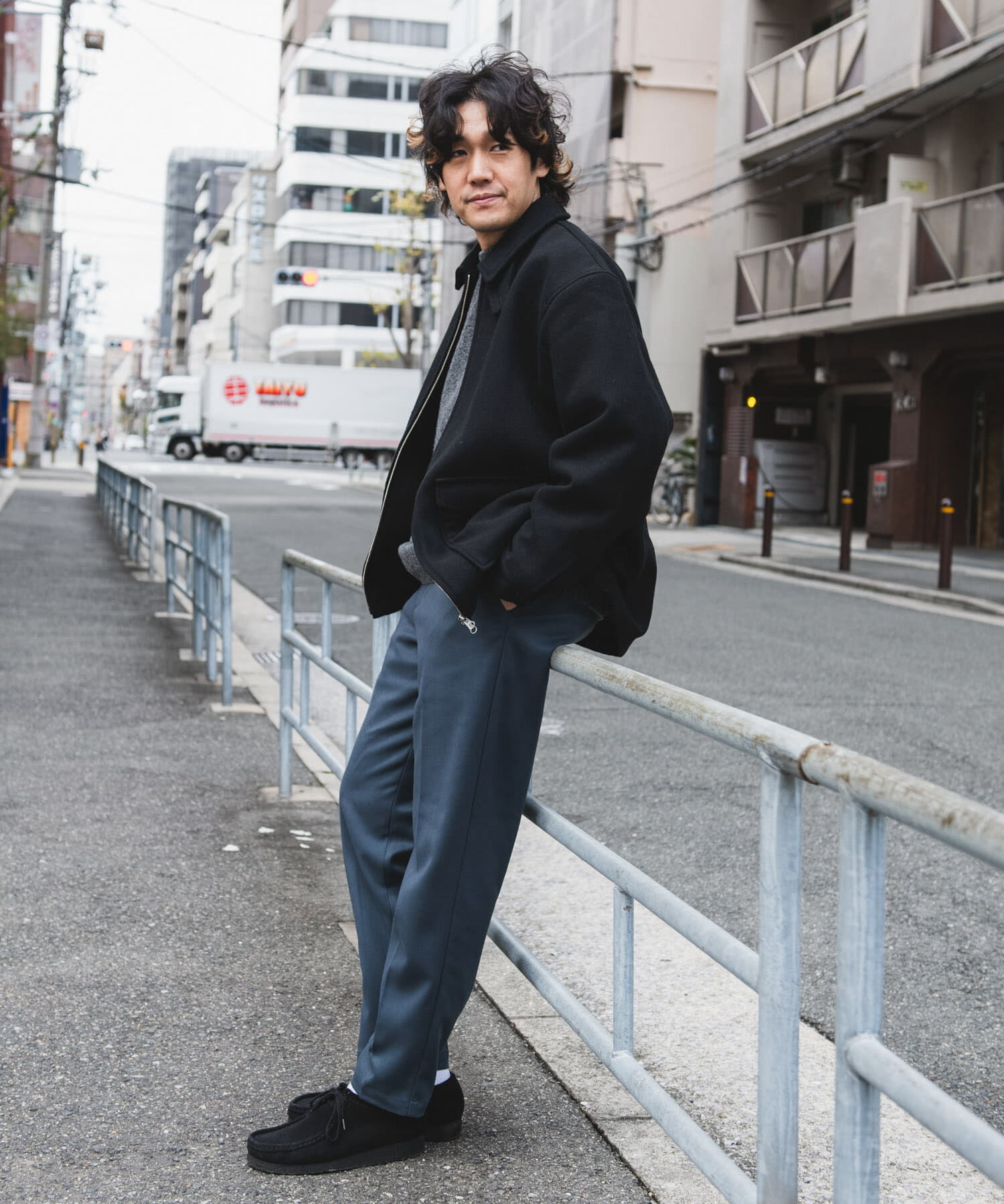 URBAN RESEARCH DOORS「ウールライクテーパードトラウザー」|その他|