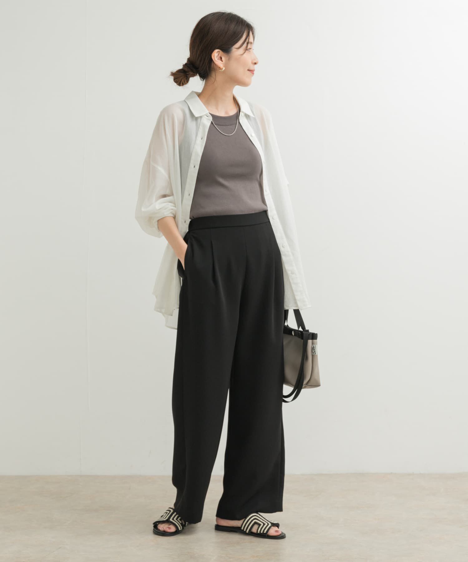 URBAN RESEARCH DOORS「『速乾/UVカット/接触冷感』ドライクロスイージーパンツ」|その他|