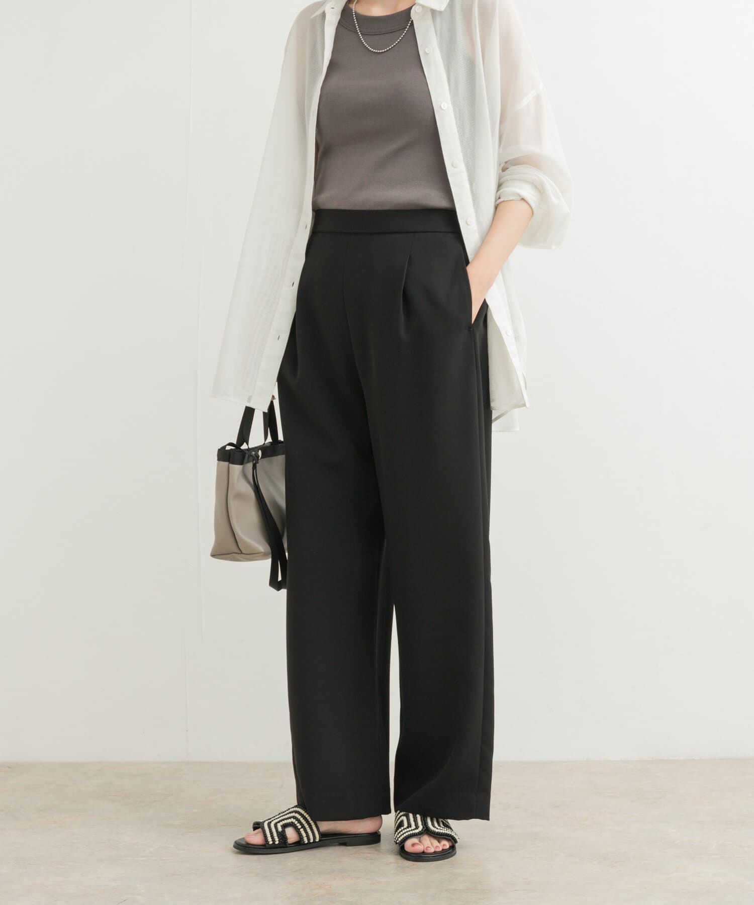 URBAN RESEARCH DOORS「『速乾/UVカット/接触冷感』ドライクロスイージーパンツ」|その他|