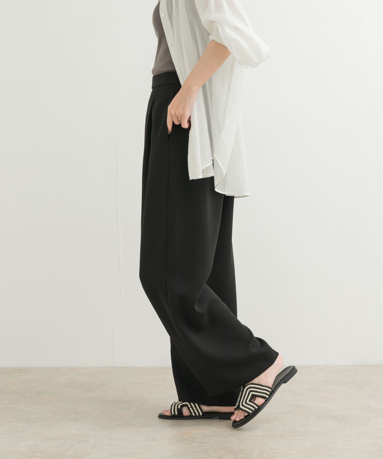 URBAN RESEARCH DOORS「『速乾/UVカット/接触冷感』ドライクロスイージーパンツ」|その他|