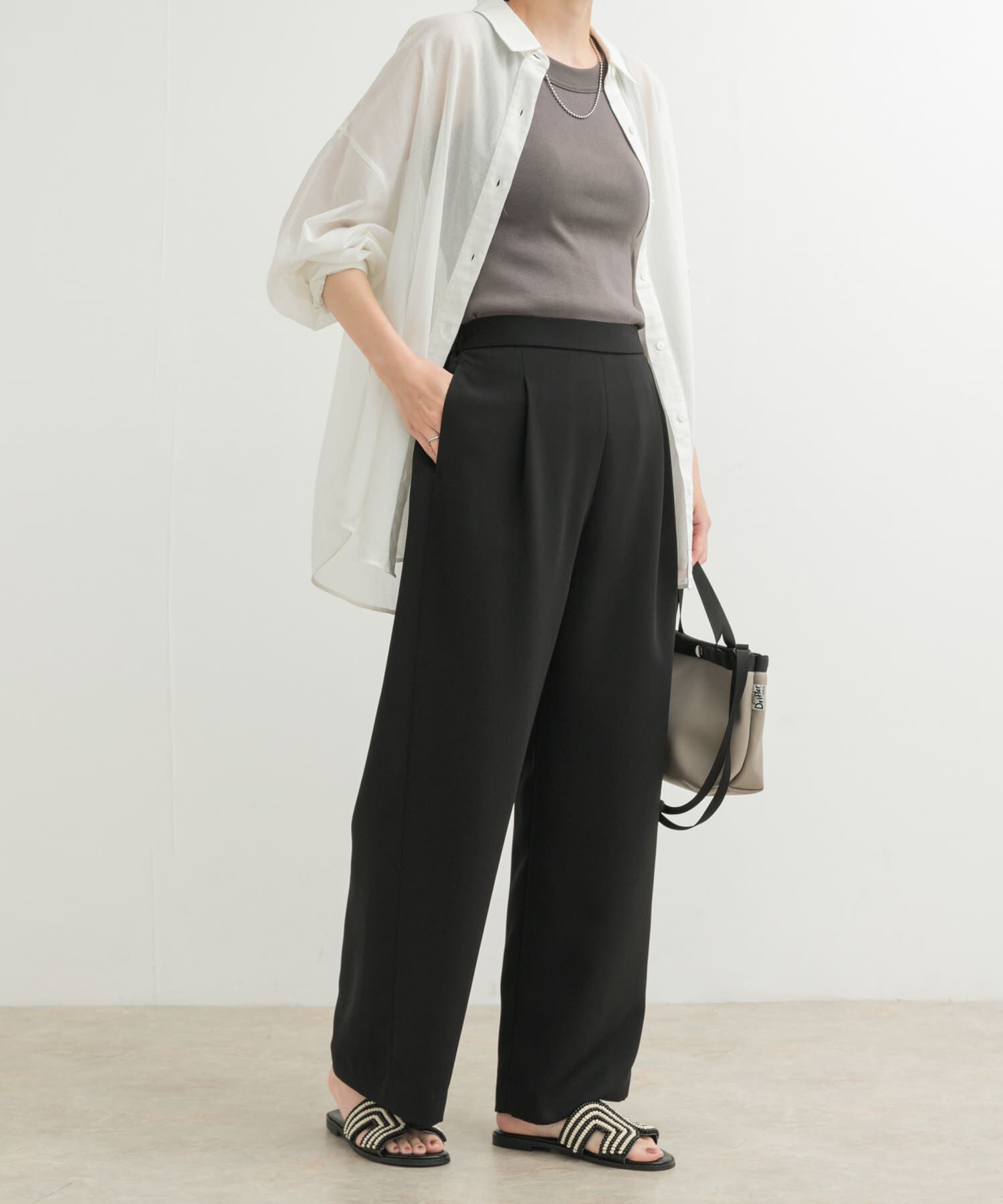 URBAN RESEARCH DOORS「『速乾/UVカット/接触冷感』ドライクロスイージーパンツ」|その他|