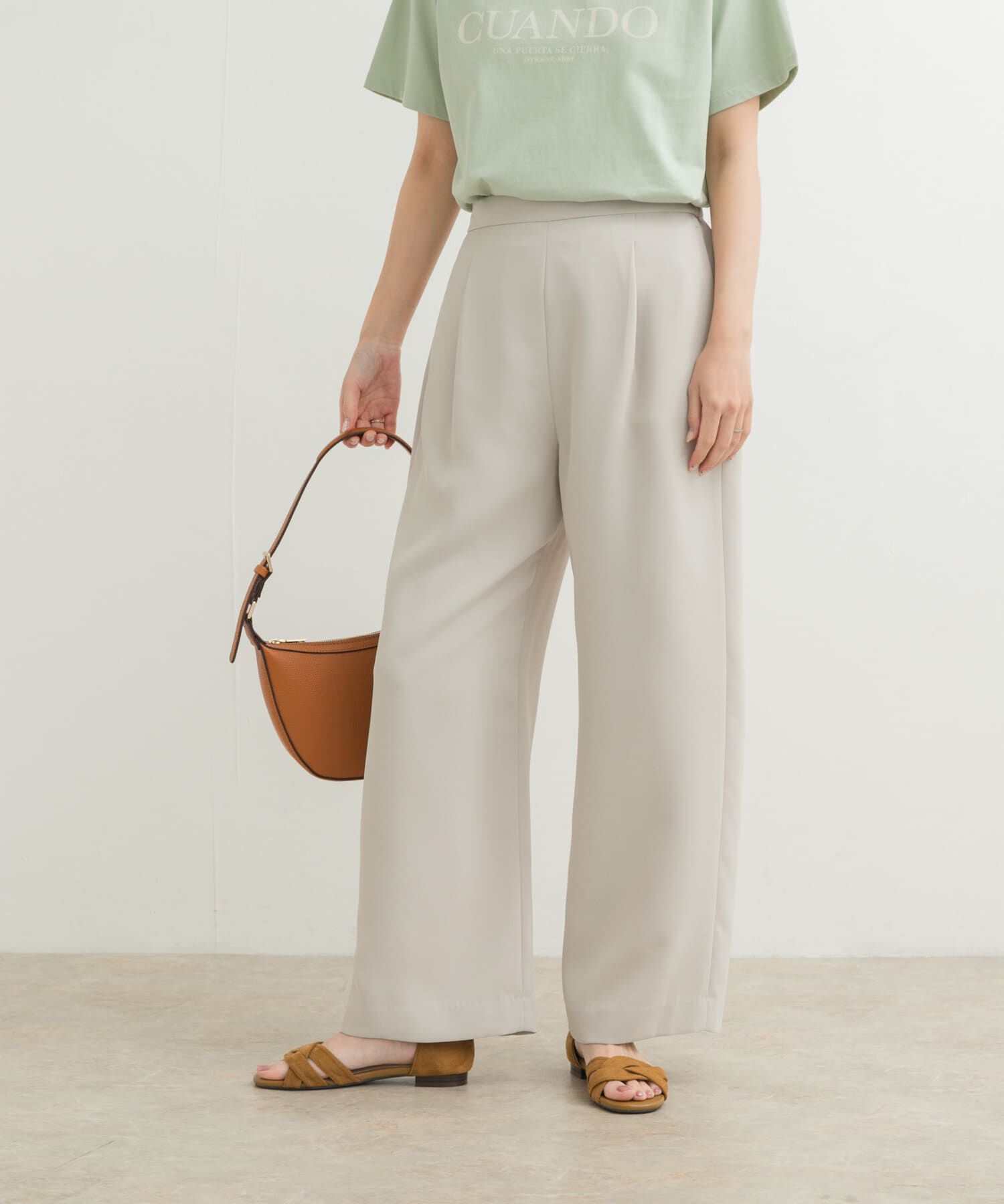 URBAN RESEARCH DOORS「『速乾/UVカット/接触冷感』ドライクロスイージーパンツ」|その他|