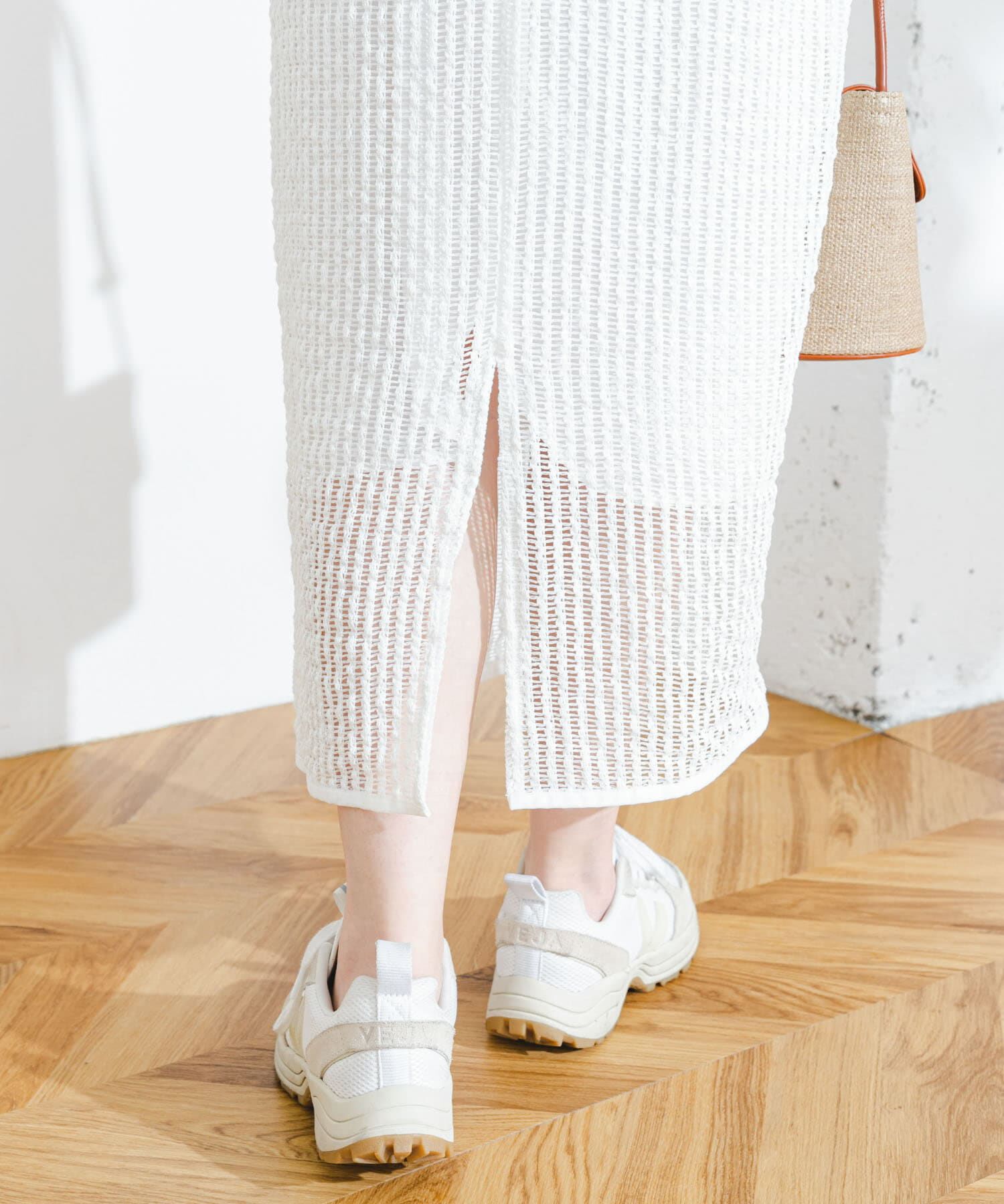 URBAN RESEARCH ROSSO「『セットアップ対応』F by ROSSO　メッシュプルオーバー+ロングスカート」|その他|