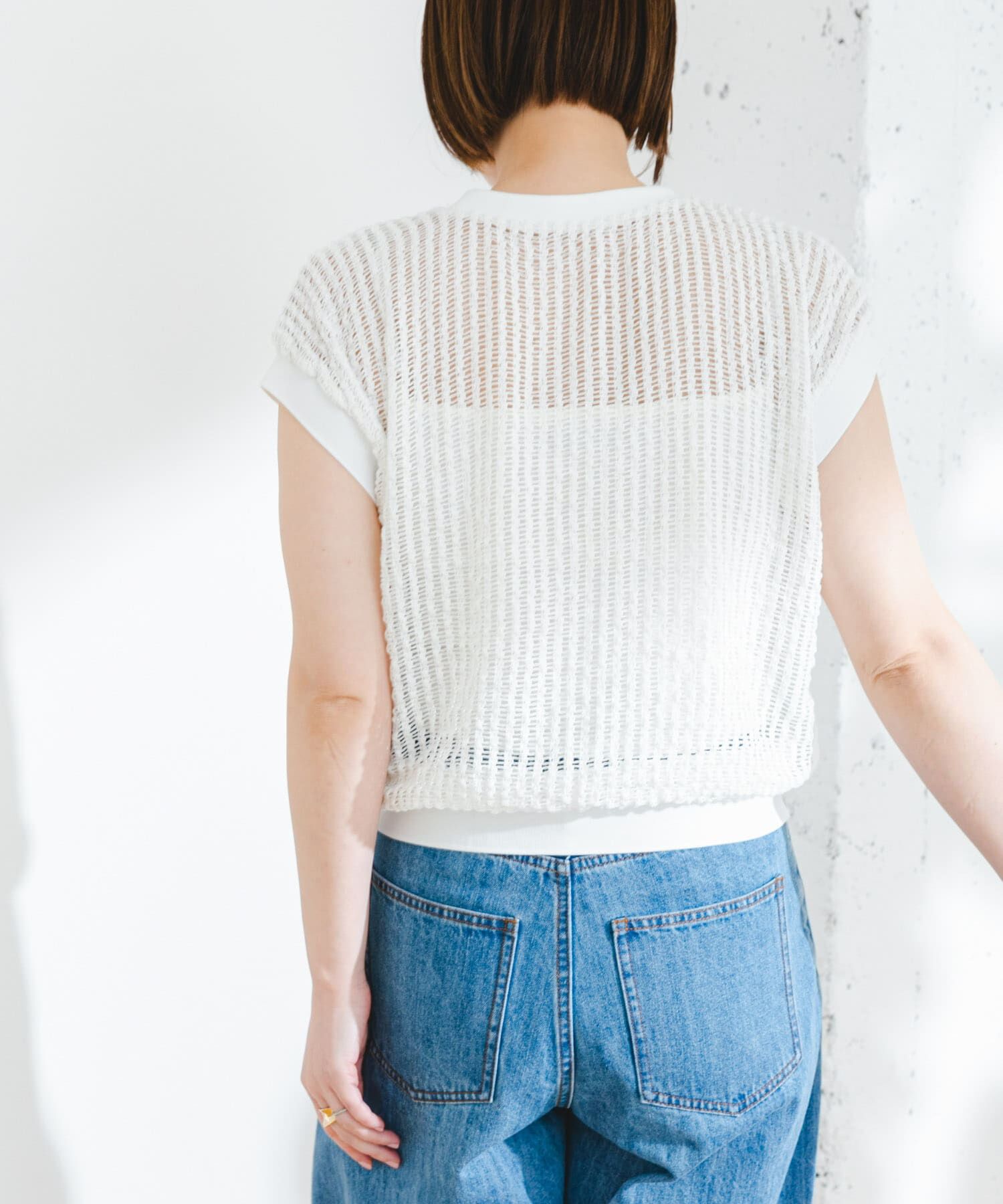 URBAN RESEARCH ROSSO「『セットアップ対応』F by ROSSO　メッシュプルオーバー+ロングスカート」|その他|