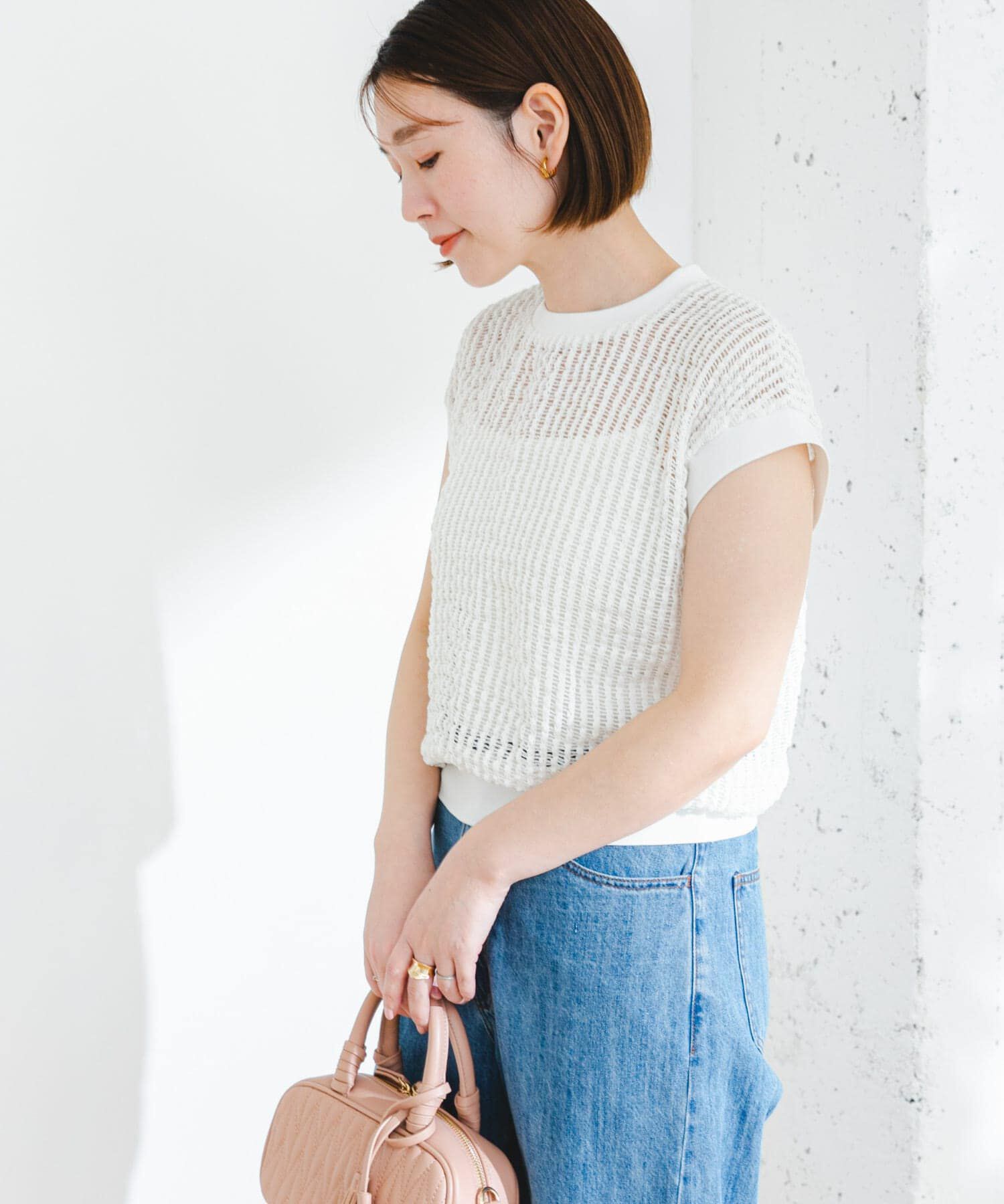 URBAN RESEARCH ROSSO「『セットアップ対応』F by ROSSO　メッシュプルオーバー+ロングスカート」|その他|