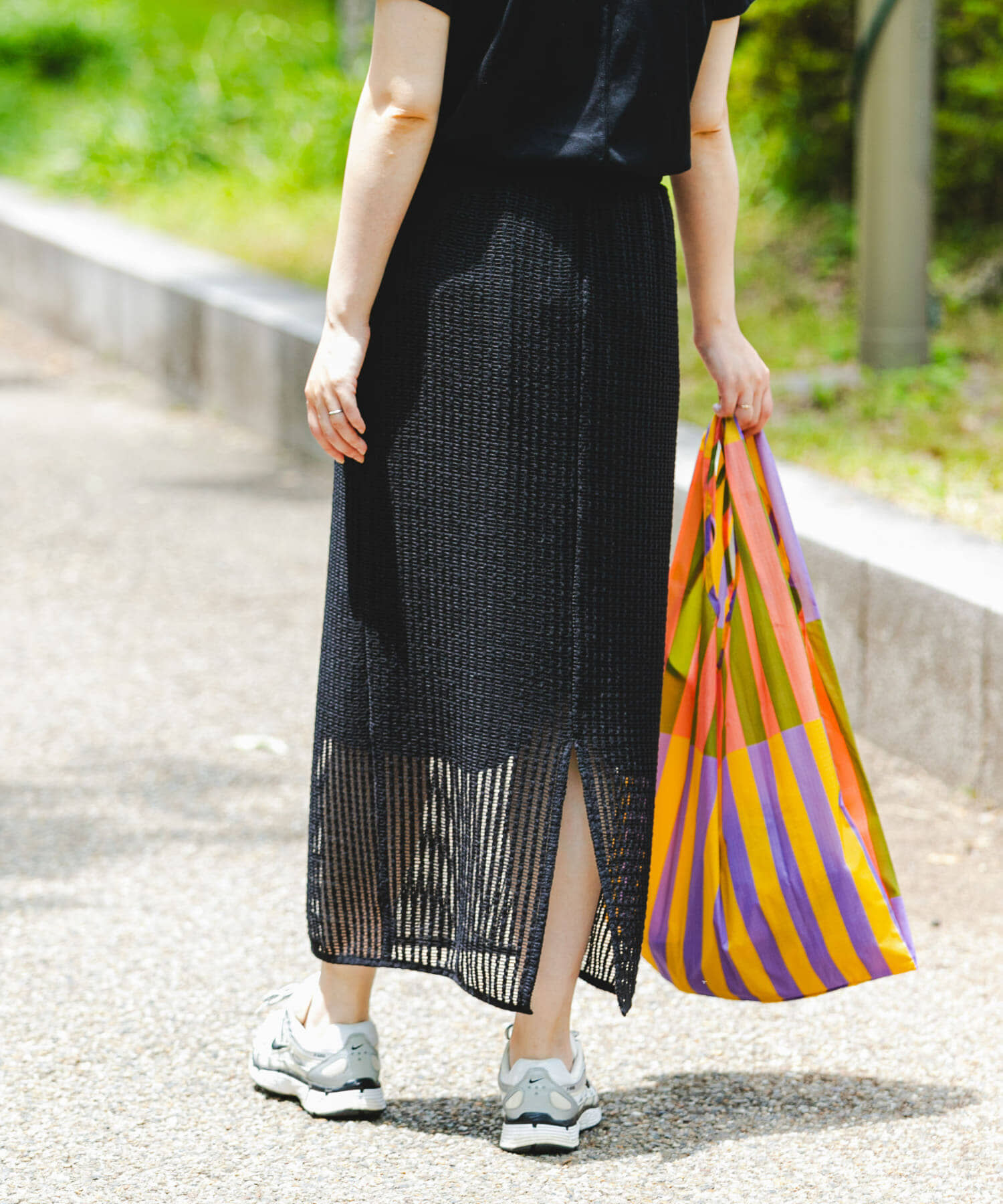 URBAN RESEARCH ROSSO「『セットアップ対応』F by ROSSO　メッシュプルオーバー+ロングスカート」|その他|