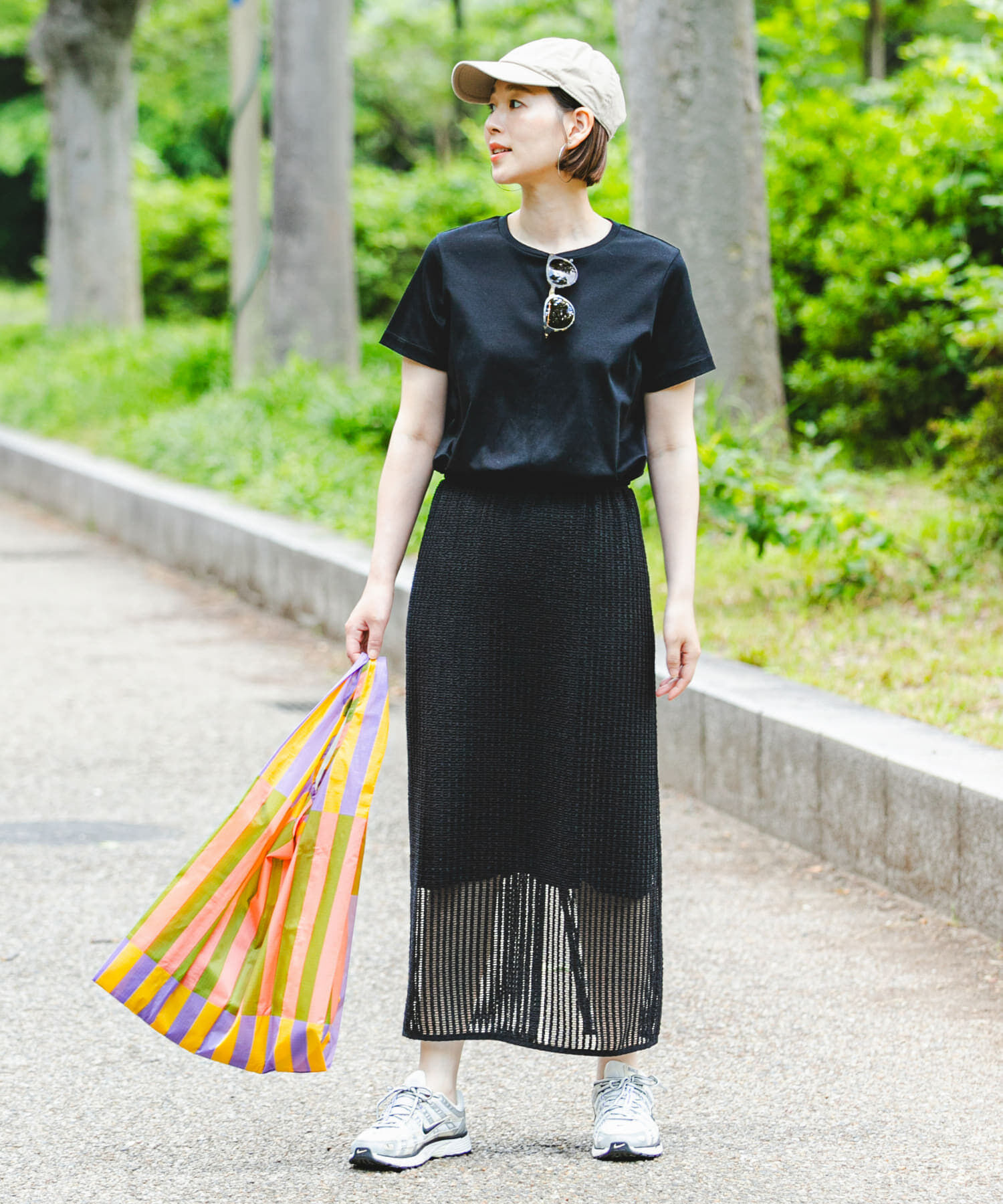 URBAN RESEARCH ROSSO「『セットアップ対応』F by ROSSO　メッシュプルオーバー+ロングスカート」|その他|