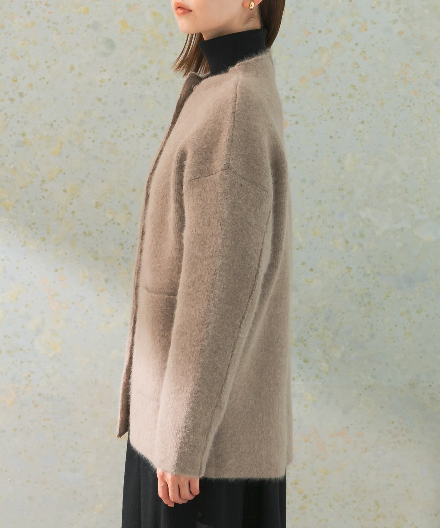 URBAN RESEARCH ROSSO「エアリーニットジャケット」|カーディガン|