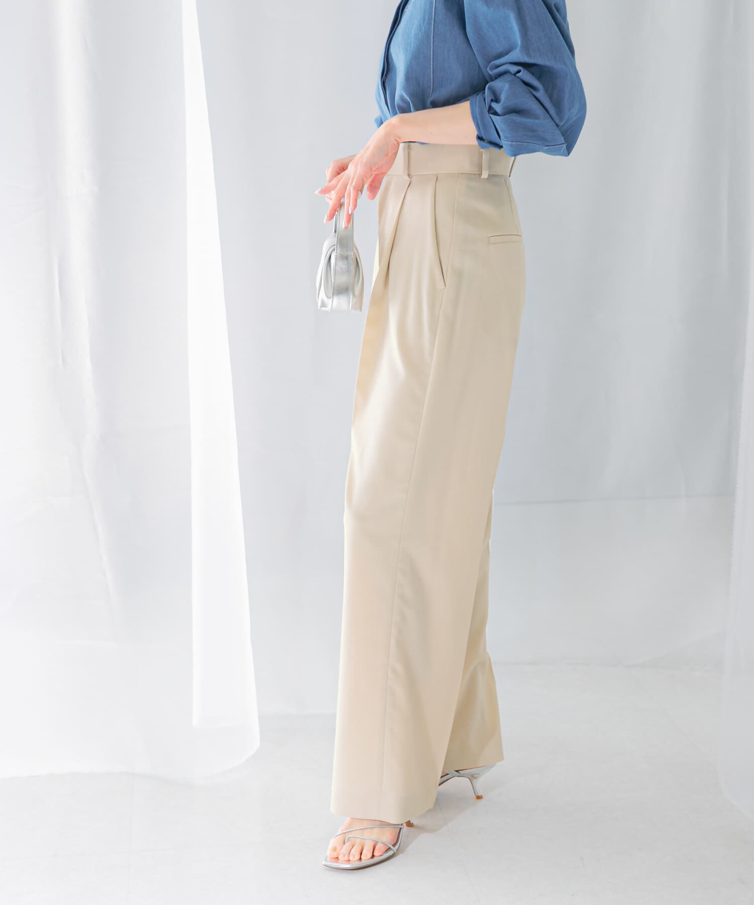 URBAN RESEARCH ROSSO「ハイウエストワイドスラックス」|その他|