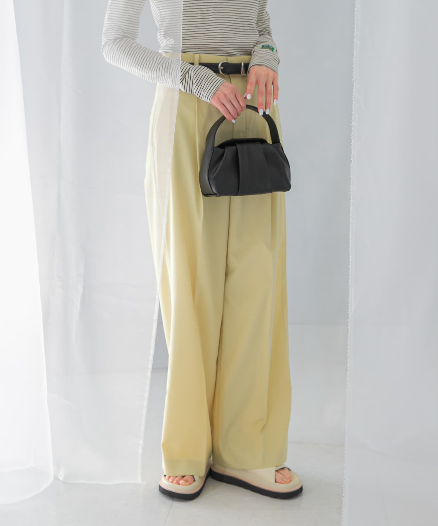 URBAN RESEARCH ROSSO「ハイウエストワイドスラックス」|その他|