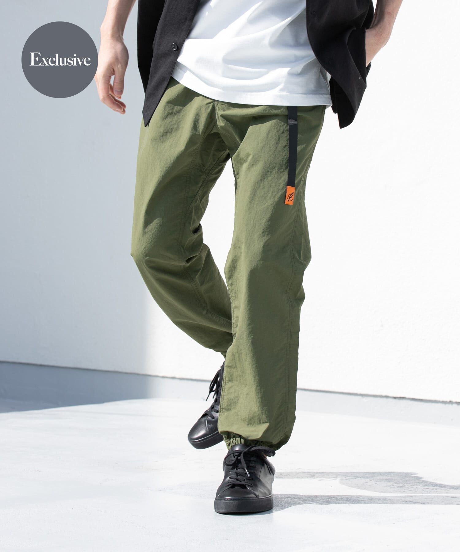 URBAN RESEARCH ROSSO「『別注』Gramicci　デュラブルナイロンジョガーパンツ」|その他|オリーブ