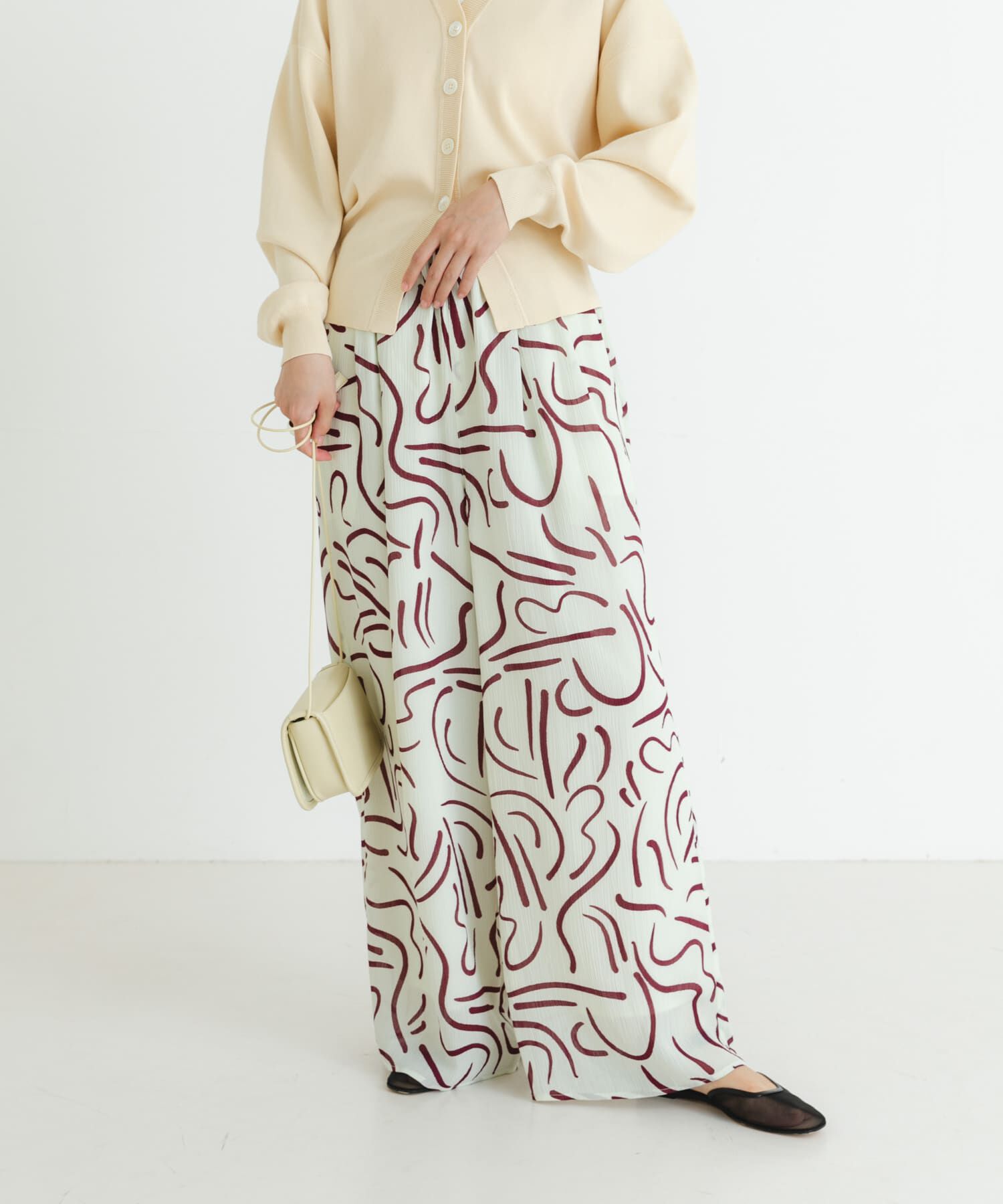 URBAN RESEARCH「『イージーケア』ドローイングアートプリントパンツ」|その他|