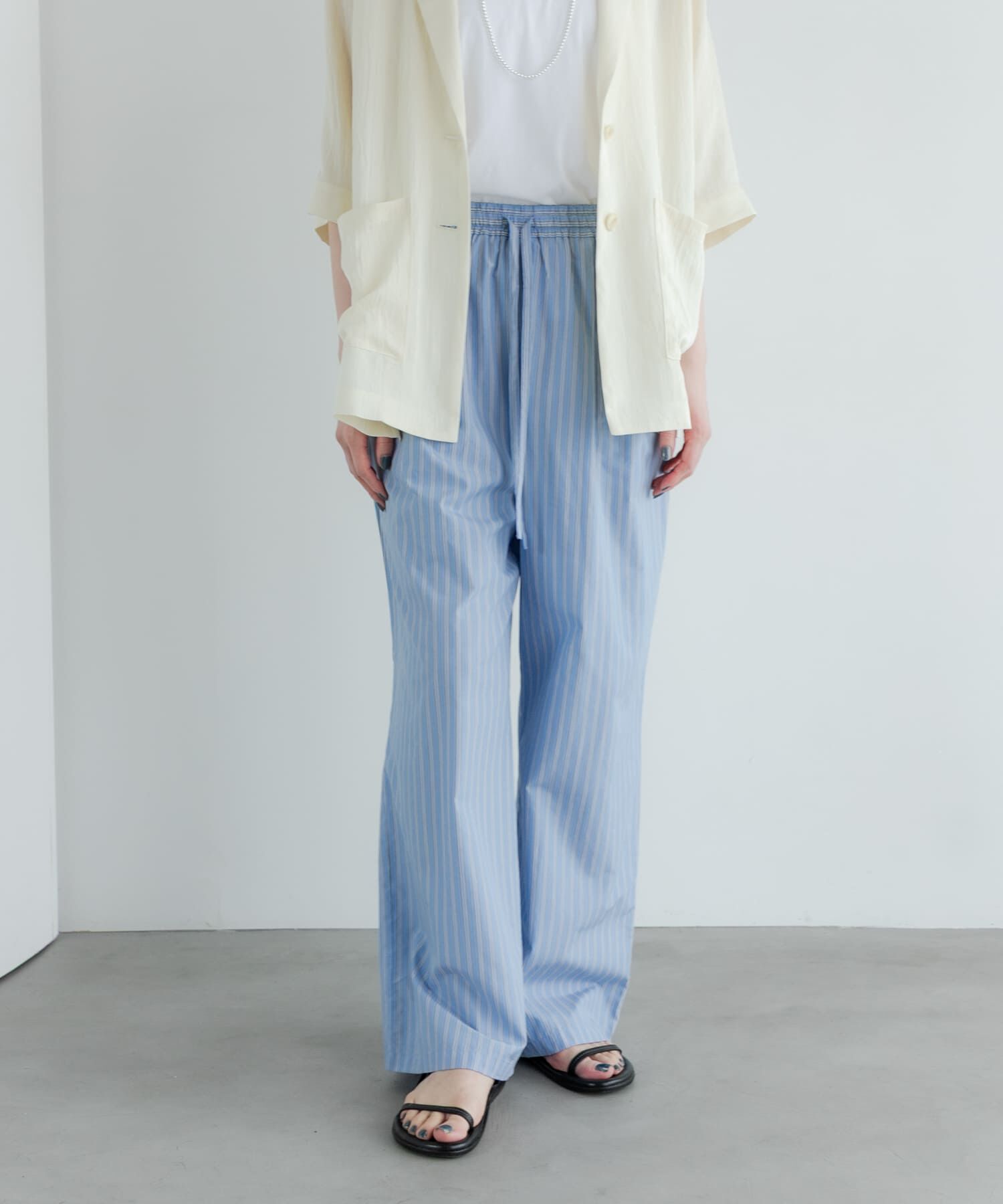 URBAN RESEARCH「new basic　インドスビンコットンストライプパンツ」|その他|