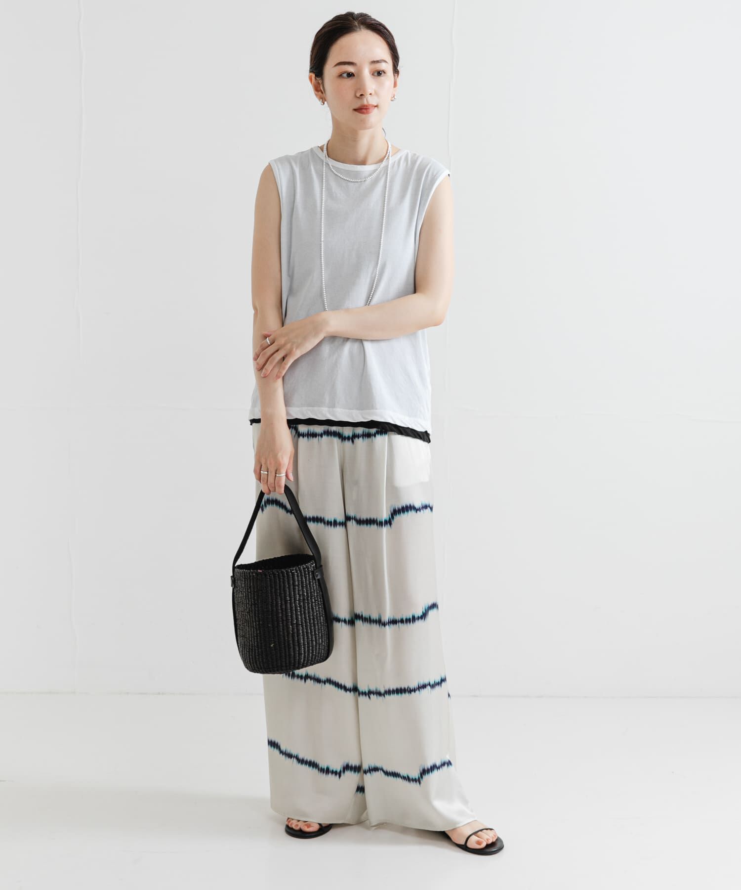 URBAN RESEARCH「『2サイズ展開』シルクミックスボーダープリントパンツ」|その他|