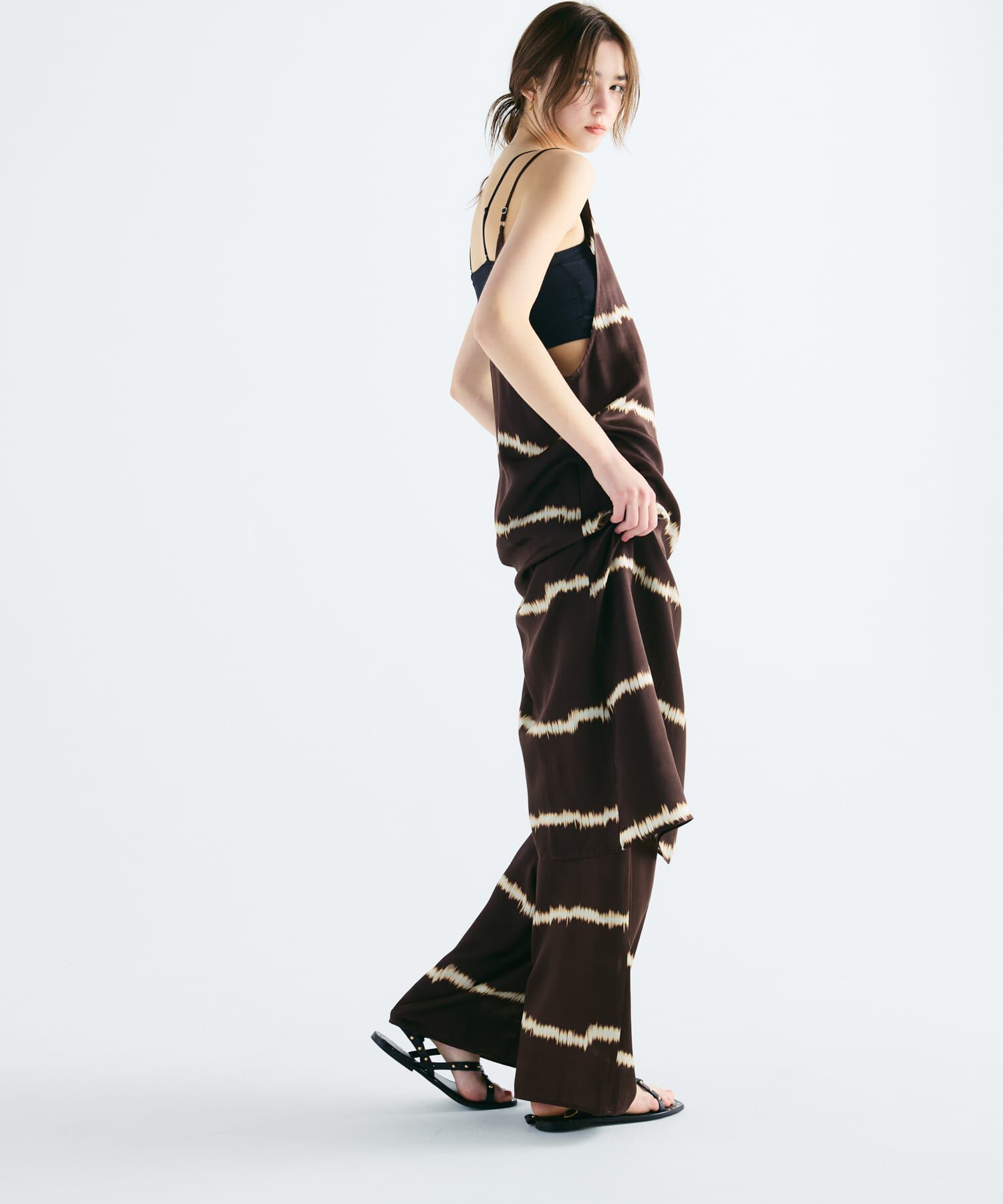 URBAN RESEARCH「『2サイズ展開』シルクミックスボーダープリントパンツ」|その他|