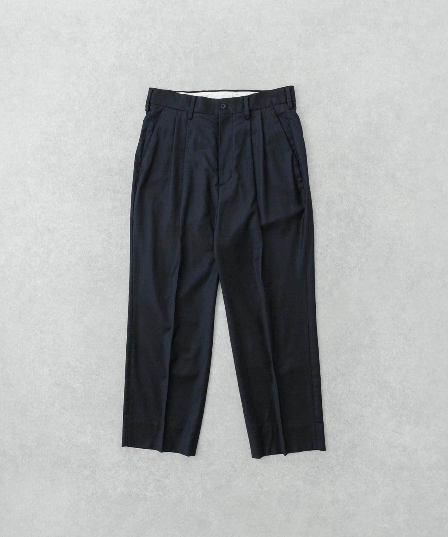 URBAN RESEARCH「new basic　Wool Silk Gabardine Pants」|その他|ネイビー