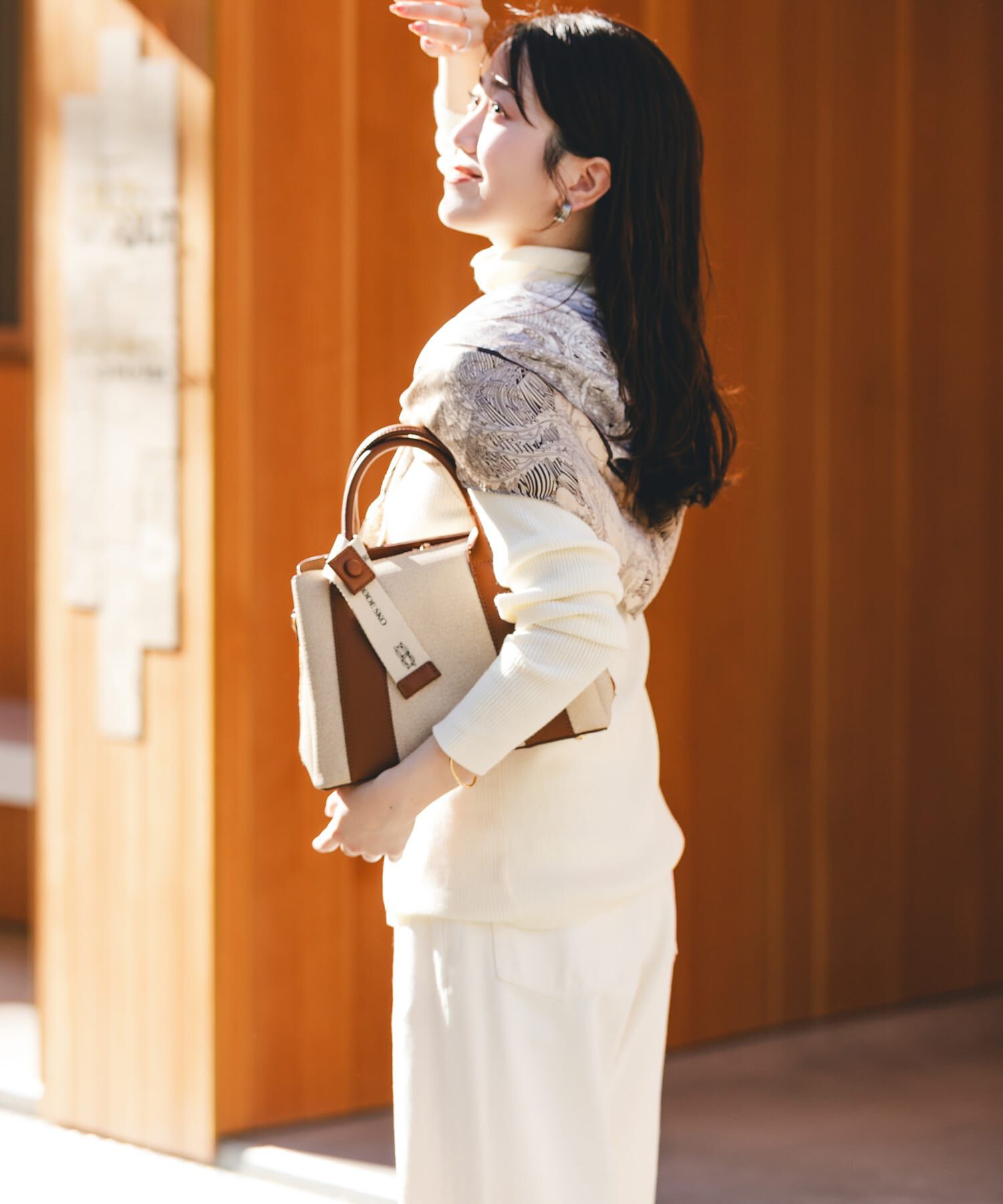 RODE SKO「ロゴリボン付2WAYハンドバッグ」|ハンドバッグ|