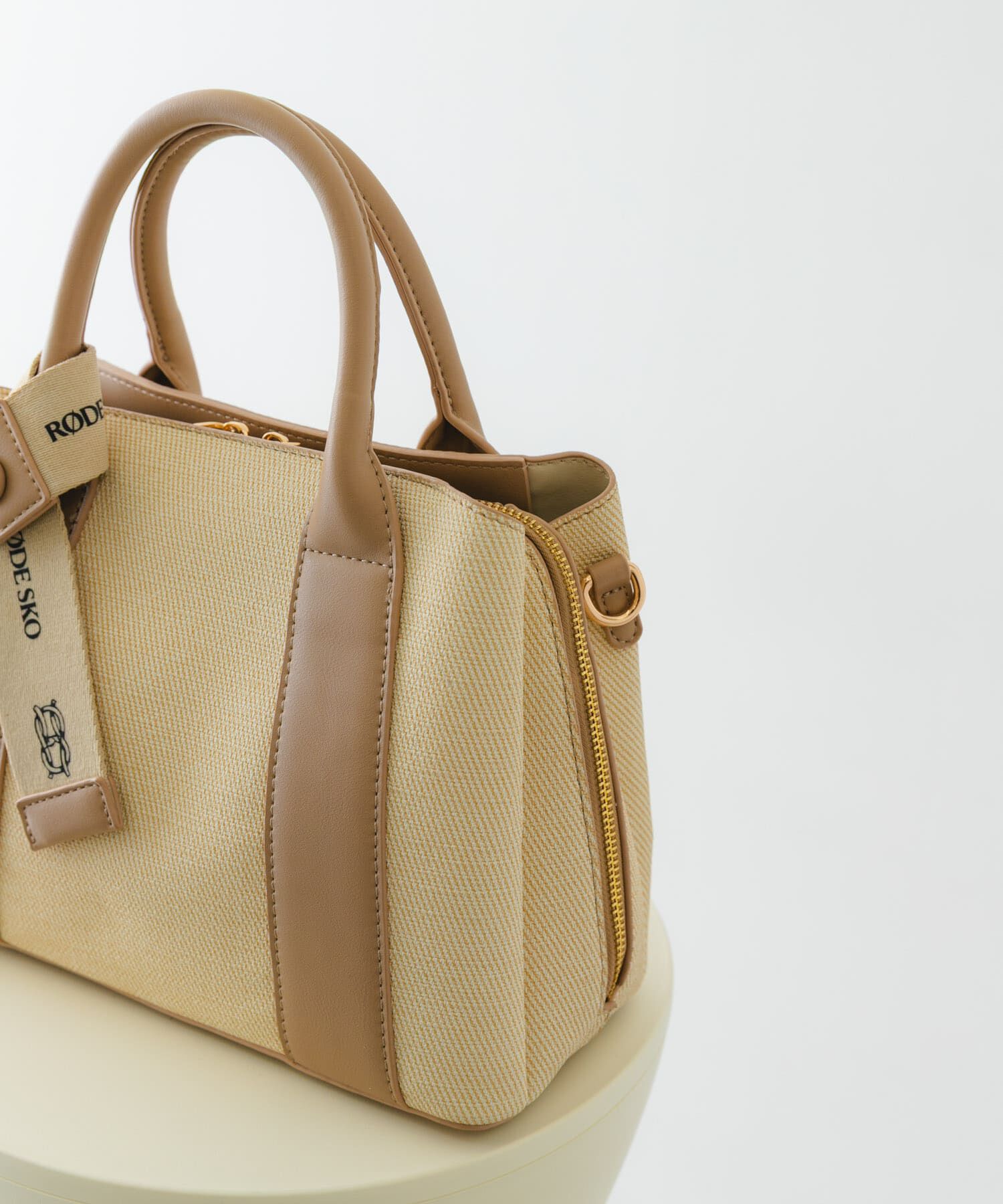 RODE SKO「ロゴリボン付2WAYハンドバッグ」|ハンドバッグ|