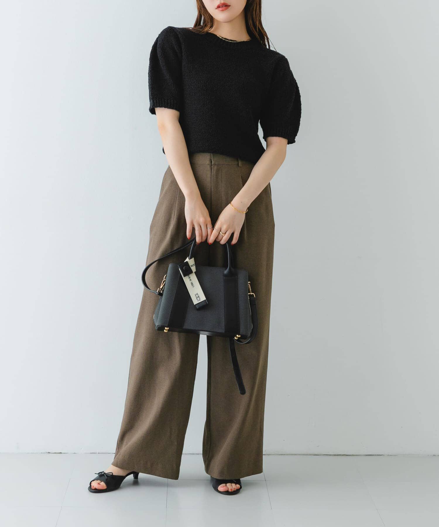 RODE SKO「ロゴリボン付2WAYハンドバッグ」|ハンドバッグ|