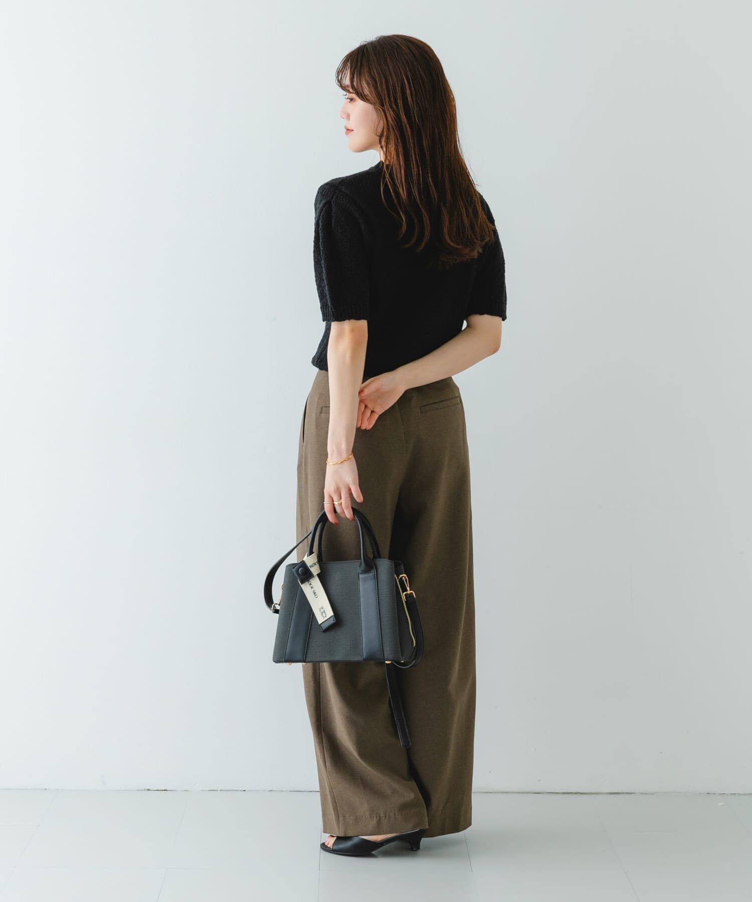 RODE SKO「ロゴリボン付2WAYハンドバッグ」|ハンドバッグ|