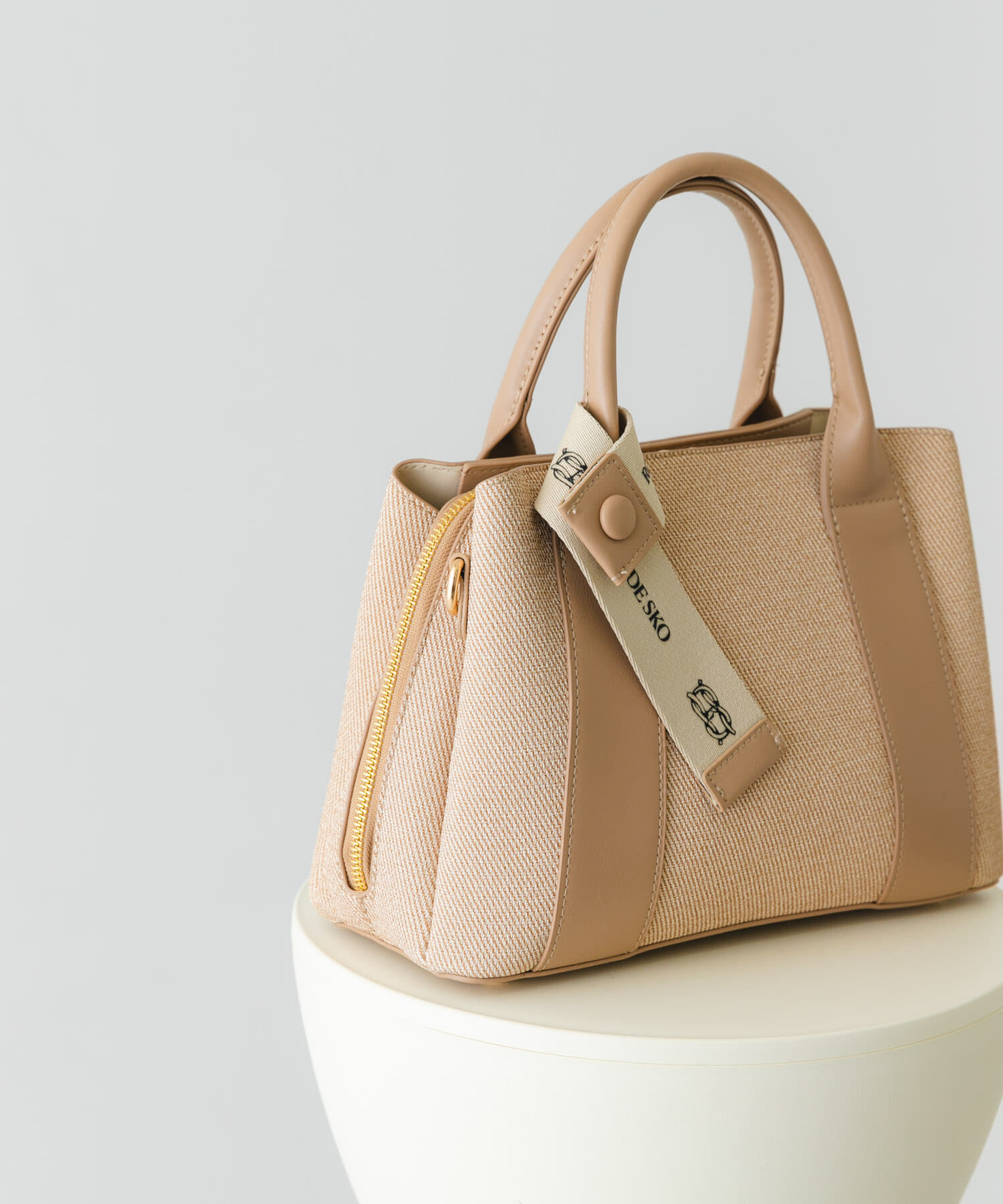 RODE SKO「ロゴリボン付2WAYハンドバッグ」|ハンドバッグ|