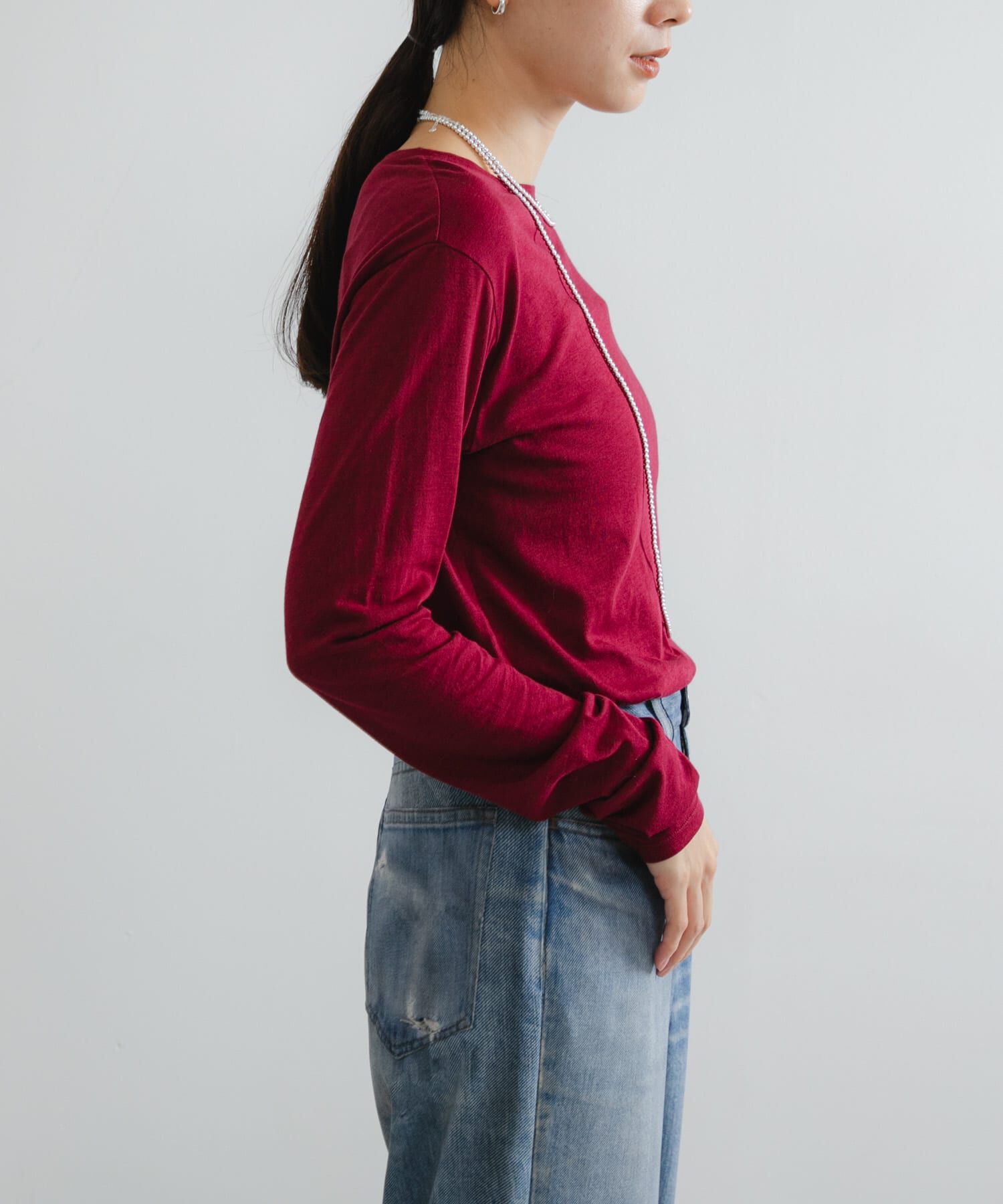 URBAN RESEARCH「ウールコットンロングスリーブカットソー」|Tシャツ・カットソー|