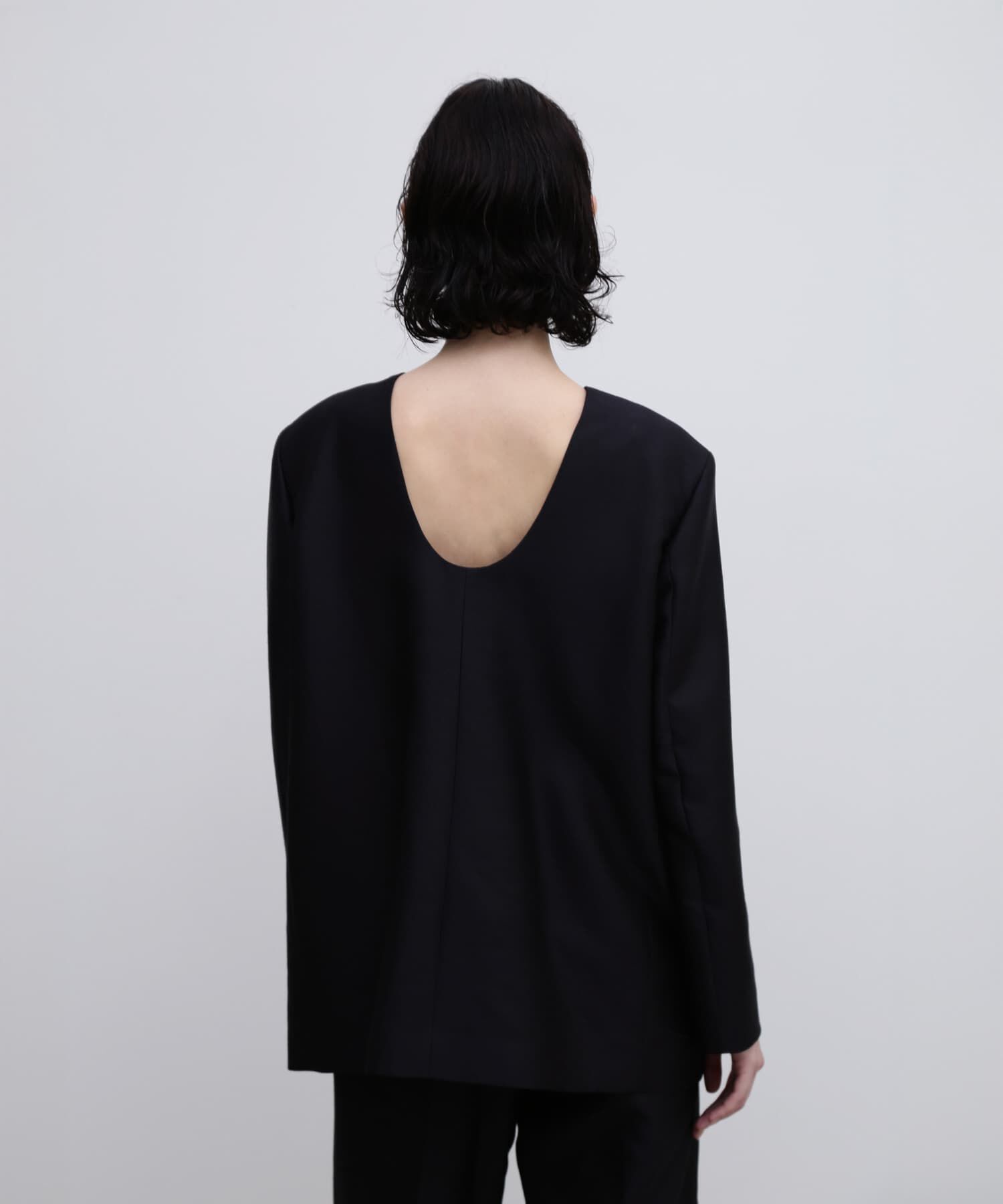 URBAN RESEARCH ROSSO「UNiPH　シルクウールツイルプルオーバー」|シャツ・ブラウス|