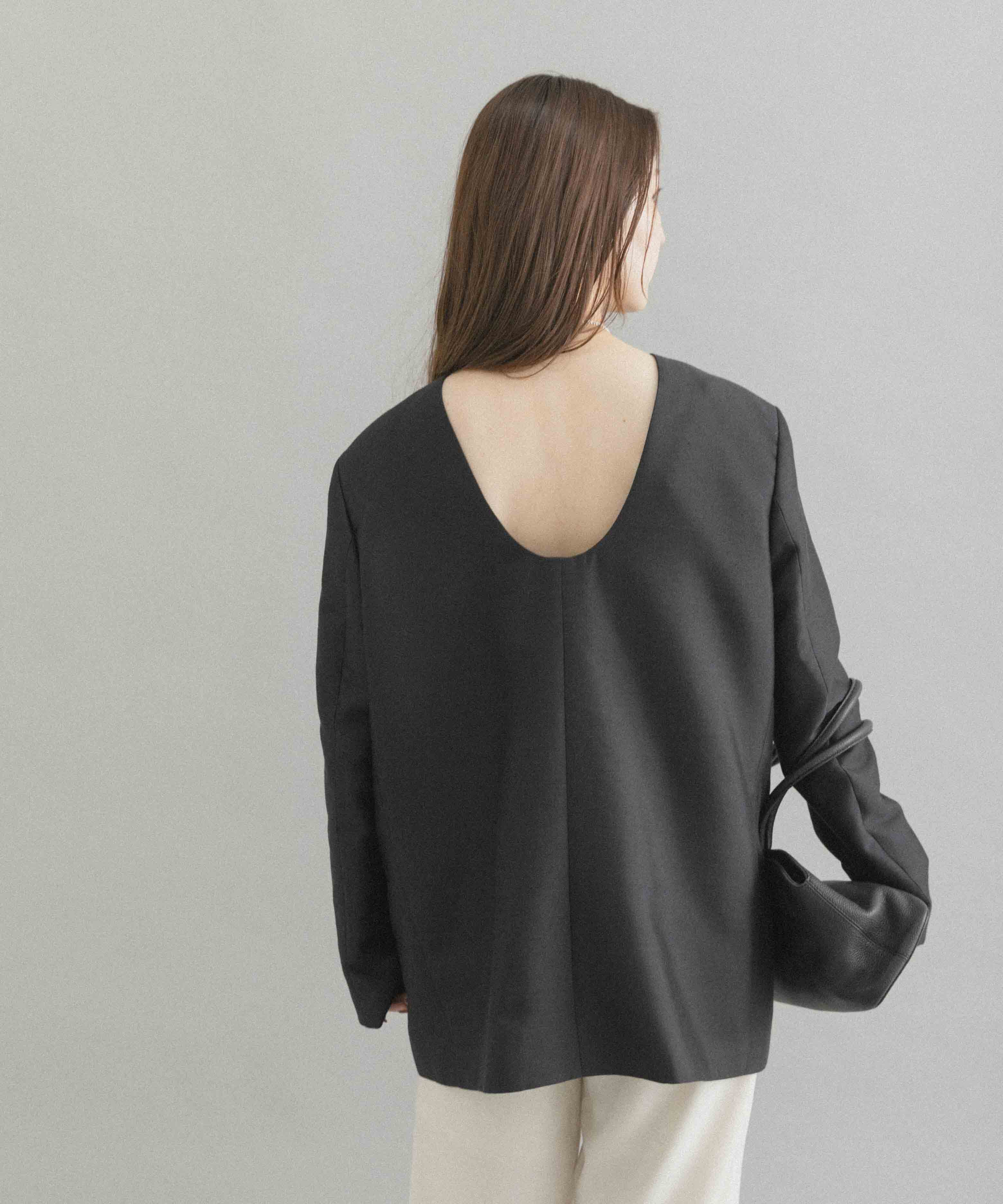 URBAN RESEARCH ROSSO「UNiPH　シルクウールツイルプルオーバー」|シャツ・ブラウス|