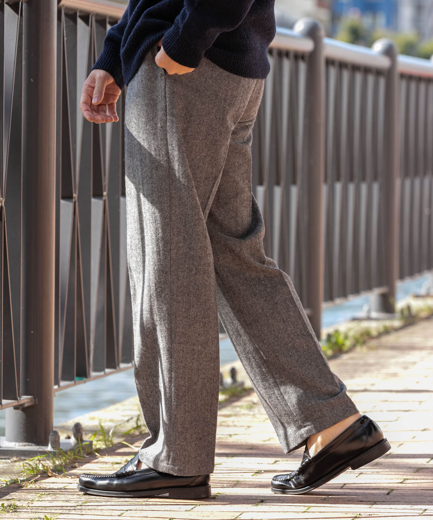 URBAN RESEARCH ROSSO「ウールツイードワイドパンツ」|その他|