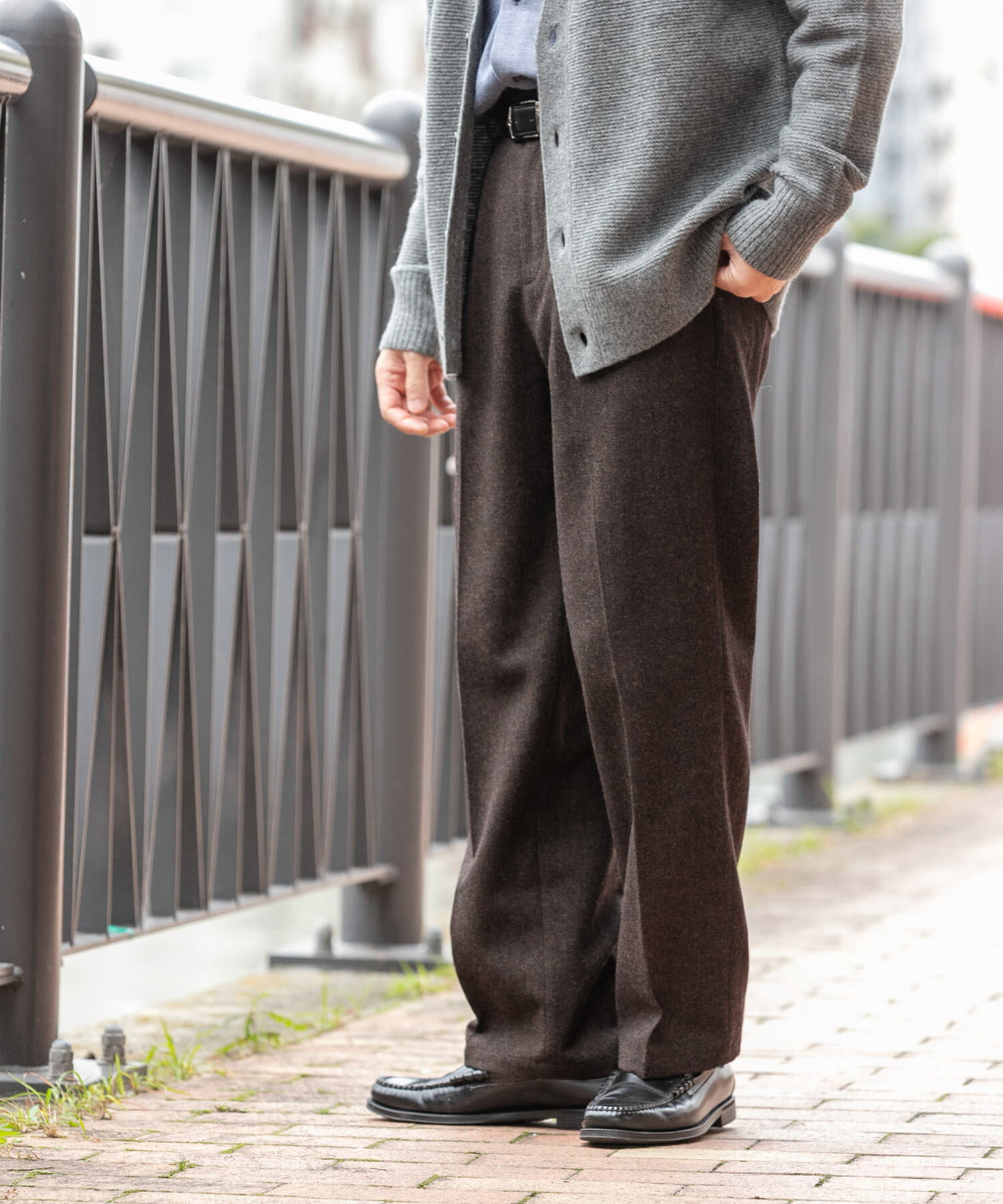 URBAN RESEARCH ROSSO「ウールツイードワイドパンツ」|その他|