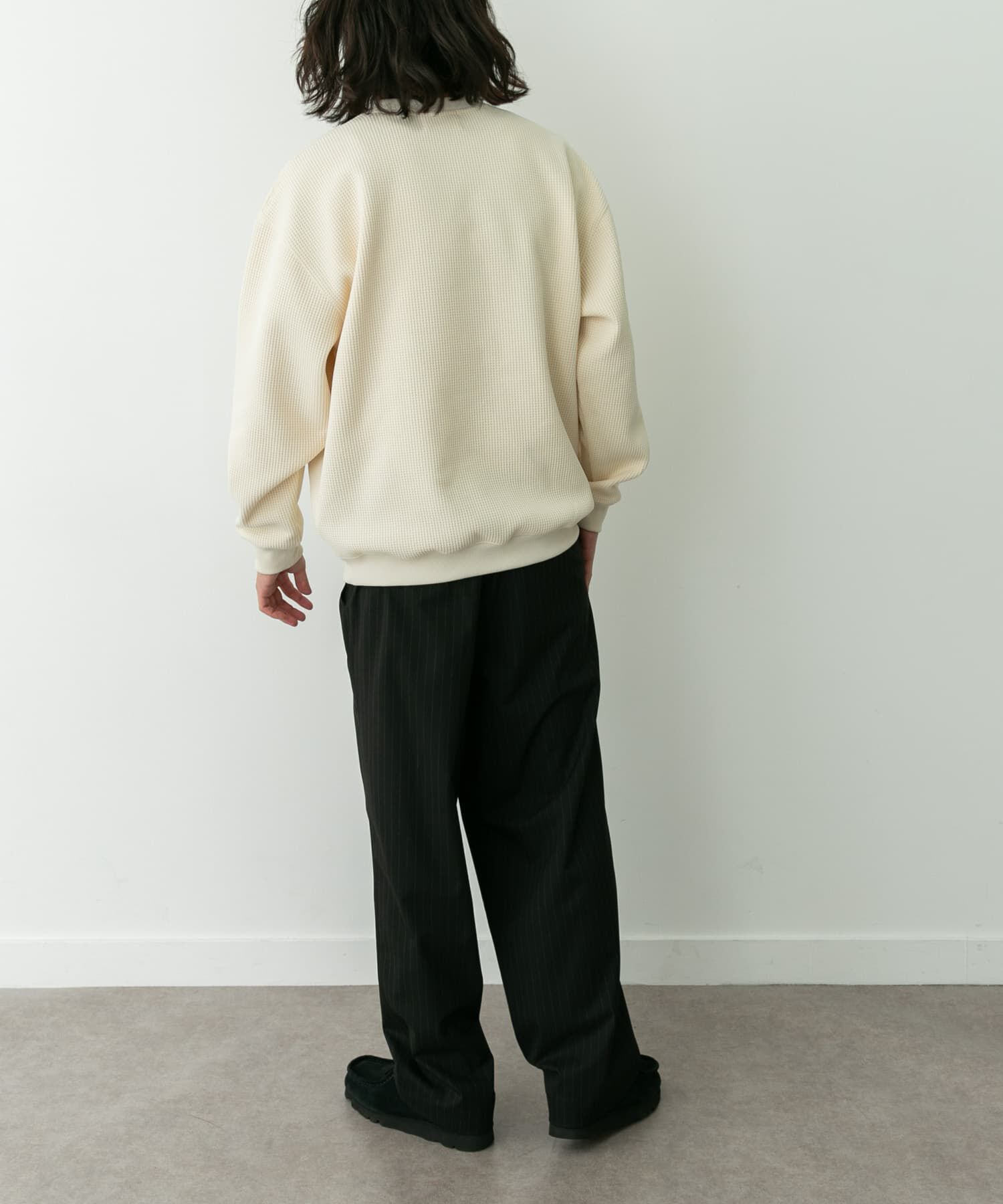 Sonny Label 「裏起毛ワッフルリラックスフィットプルオーバー」|Tシャツ・カットソー|